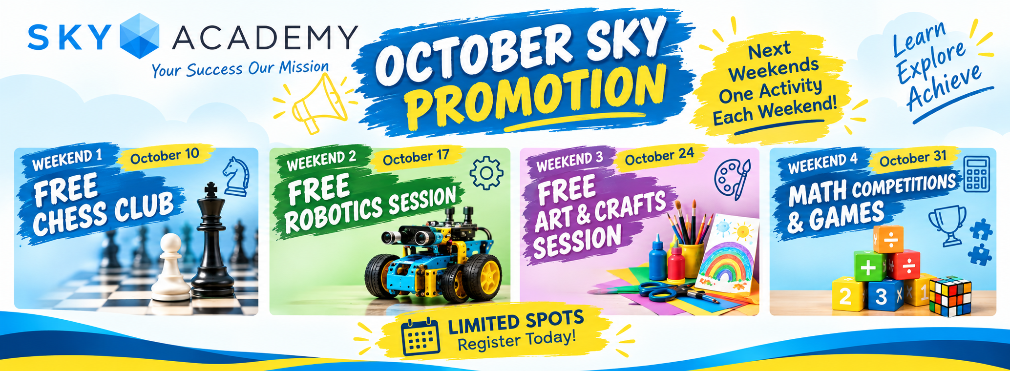 sky academy october promotion